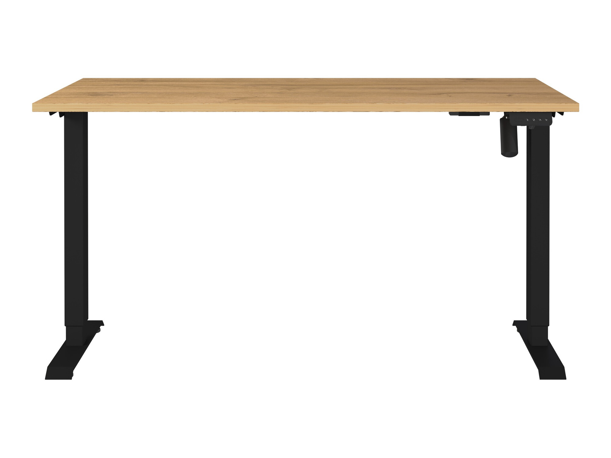 Sto sa podesivom visinom Lartesi 117 (Unuk hrast + Crno)