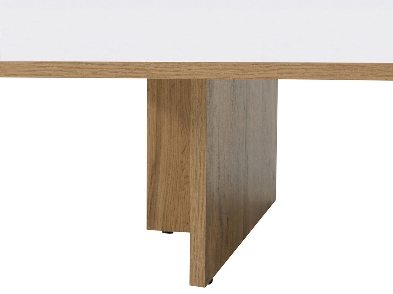 Stočić za kafu Tivetra 124 (Вотан храст + Sjajno belo)