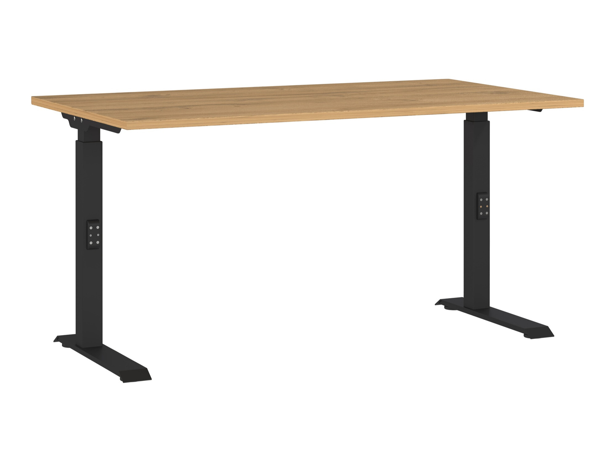 Kancelarijski sto Eliromo 121 (Grandson hrast + Crno)