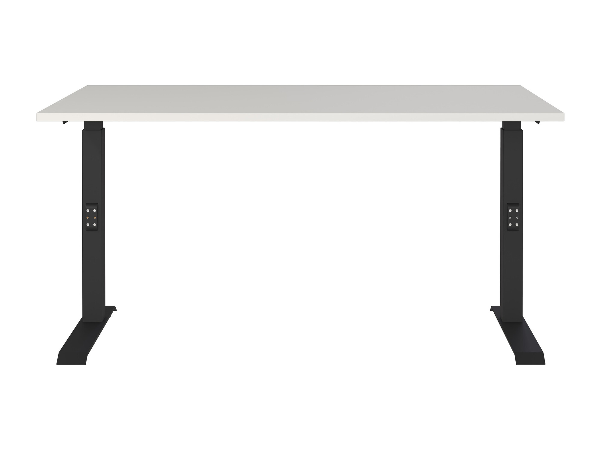 Kancelarijski sto Eliromo 121 (Svetloosiva + Crno)