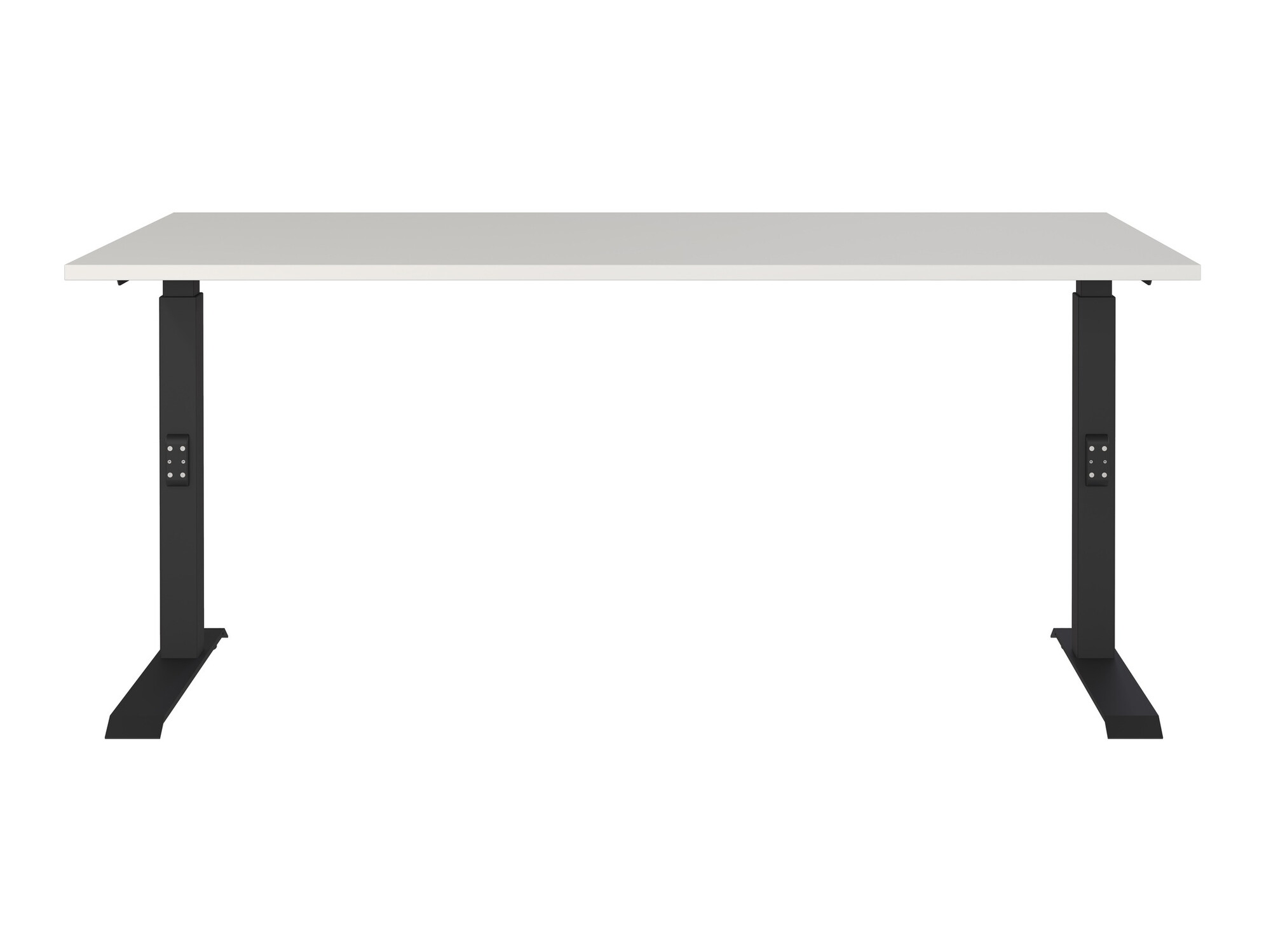 Kancelarijski sto Eliromo 123 (Svetloosiva + Crno)