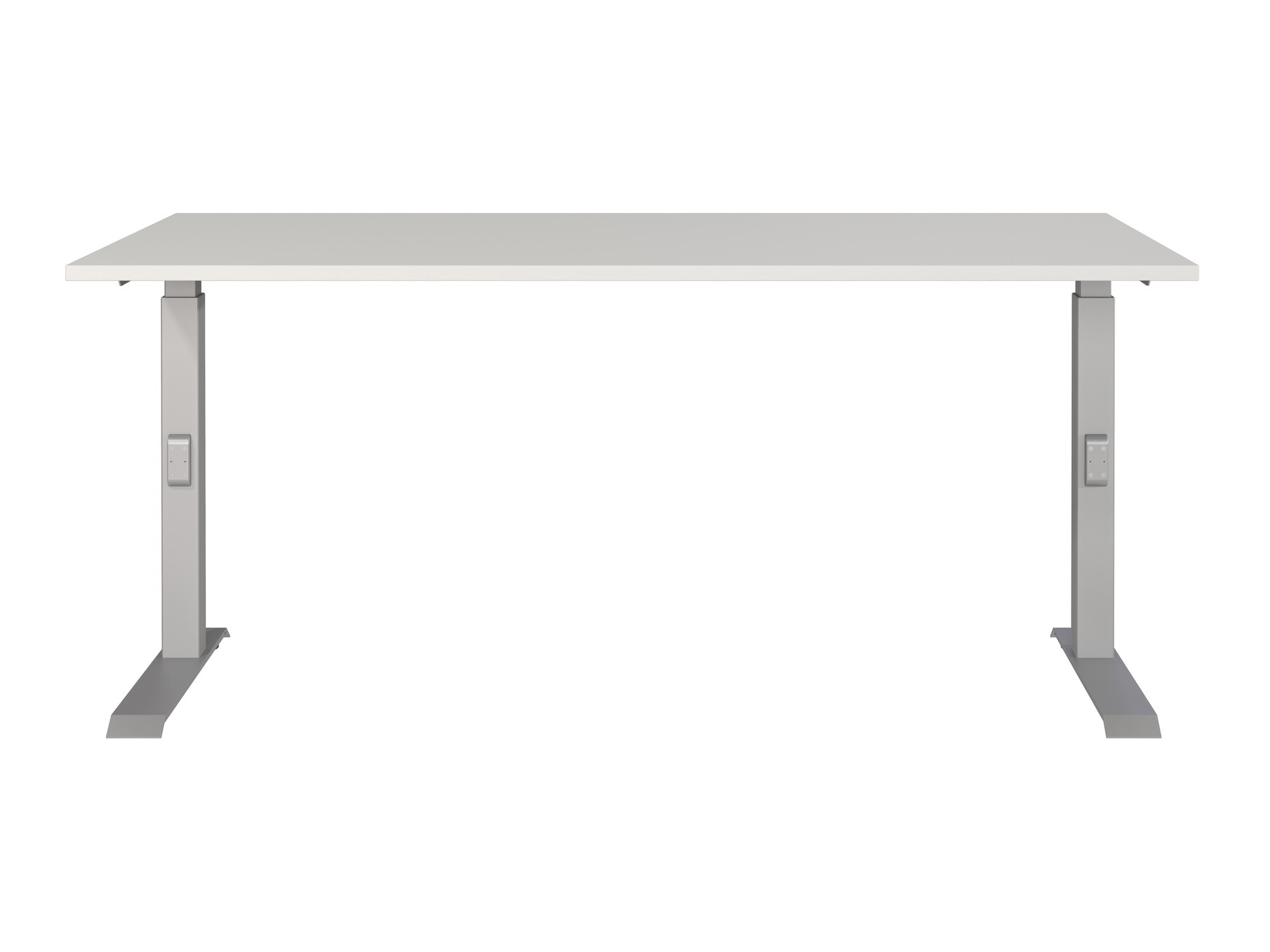 Kancelarijski sto Eliromo 123 (Svetloosiva + Srebrna)