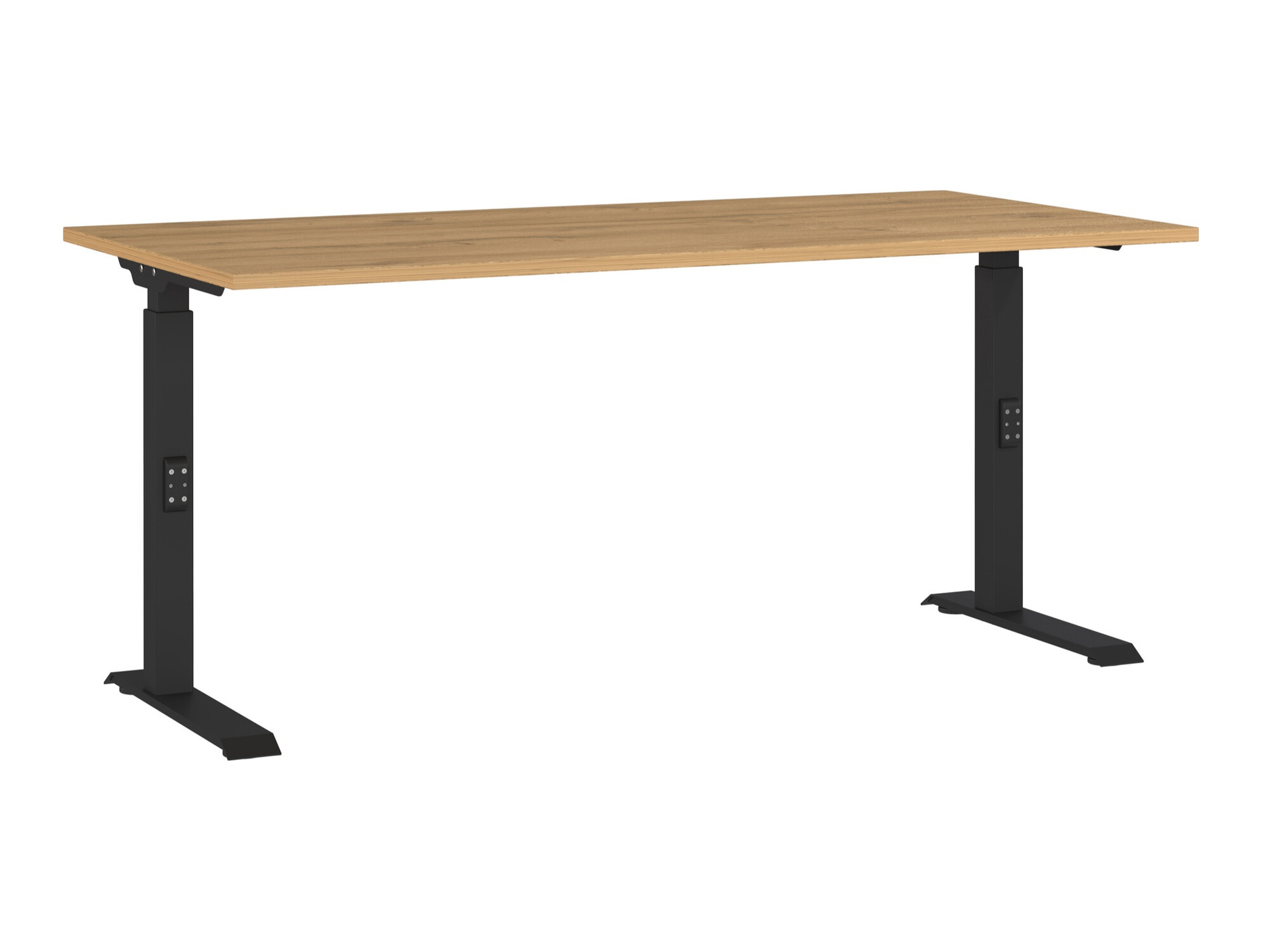 Kancelarijski sto Eliromo 123 (Unuk hrast + Crno)