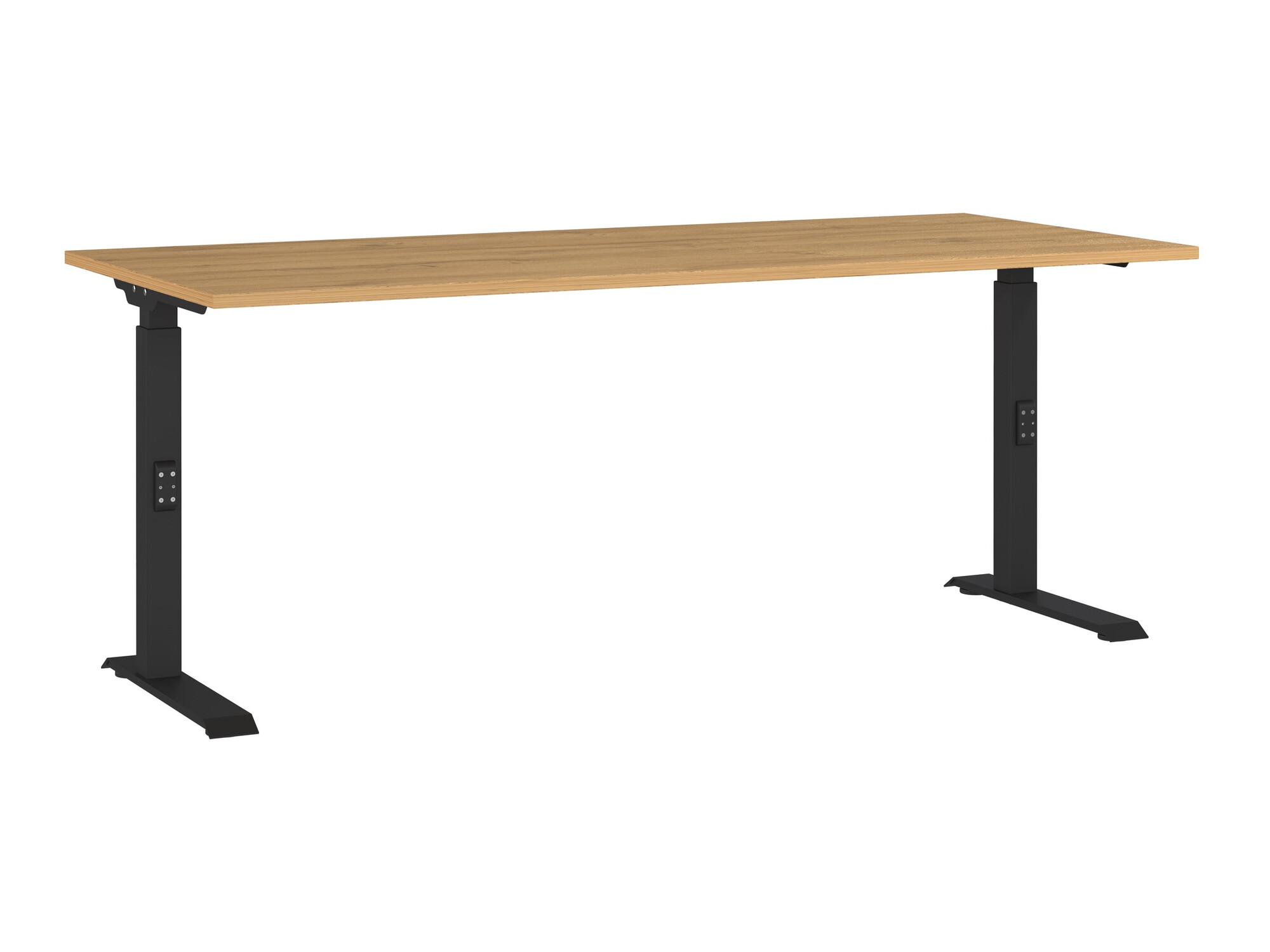 Kancelarijski sto Eliromo 124 (Grandson hrast + Crno)