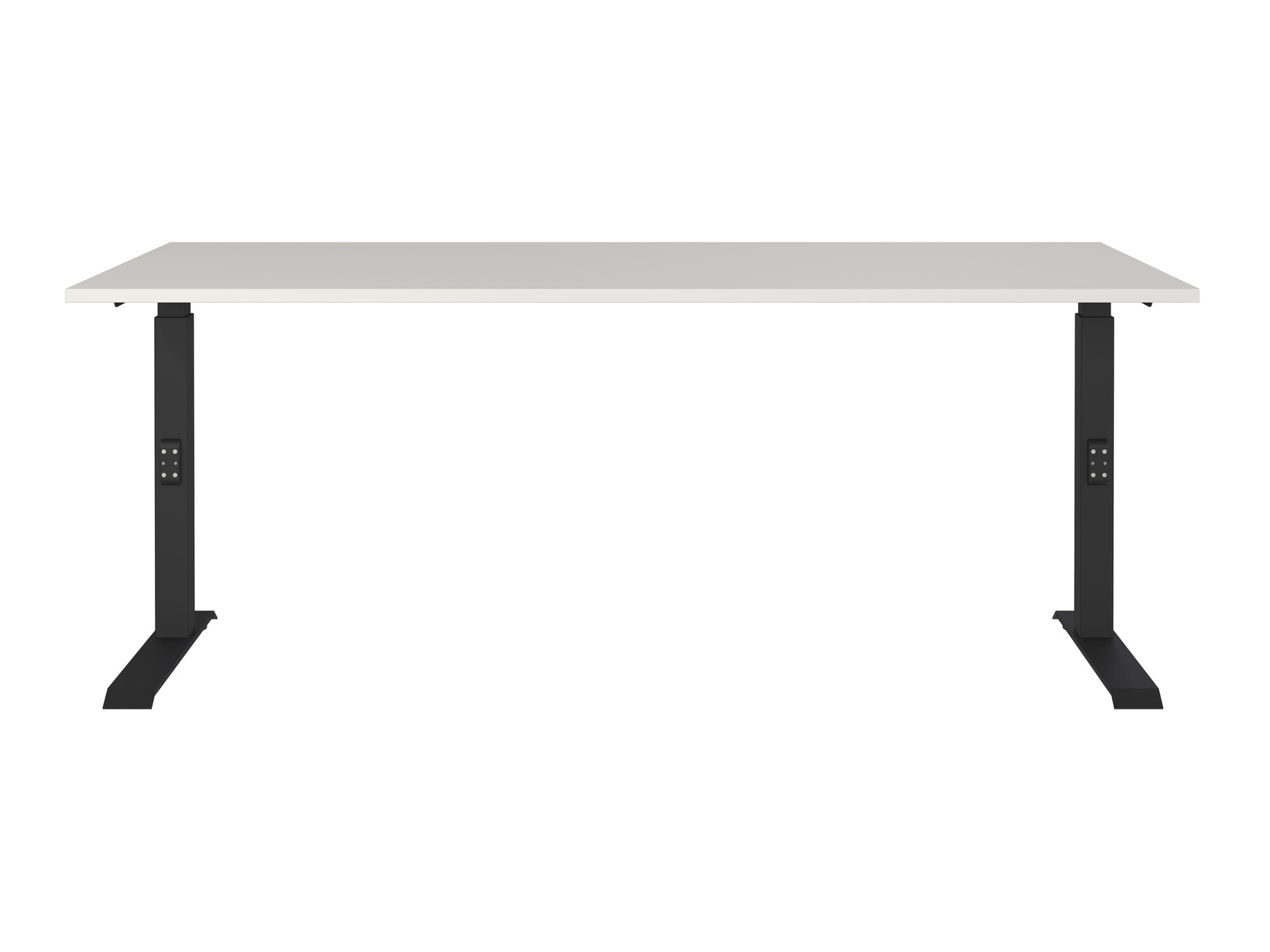 Kancelarijski sto Eliromo 124 (Svetloosiva + Crno)