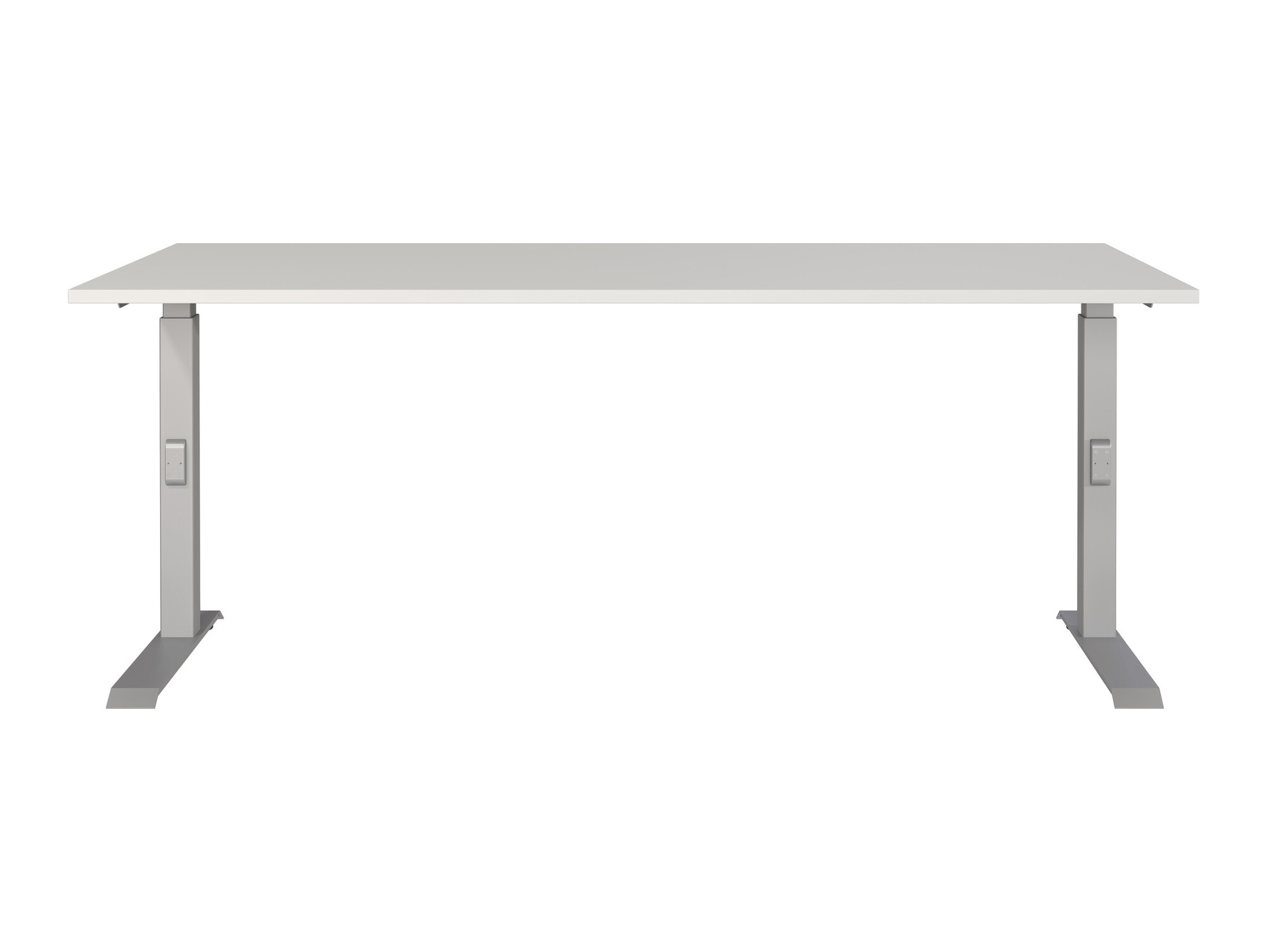 Kancelarijski sto Eliromo 124 (Svetloosiva + Srebrna)