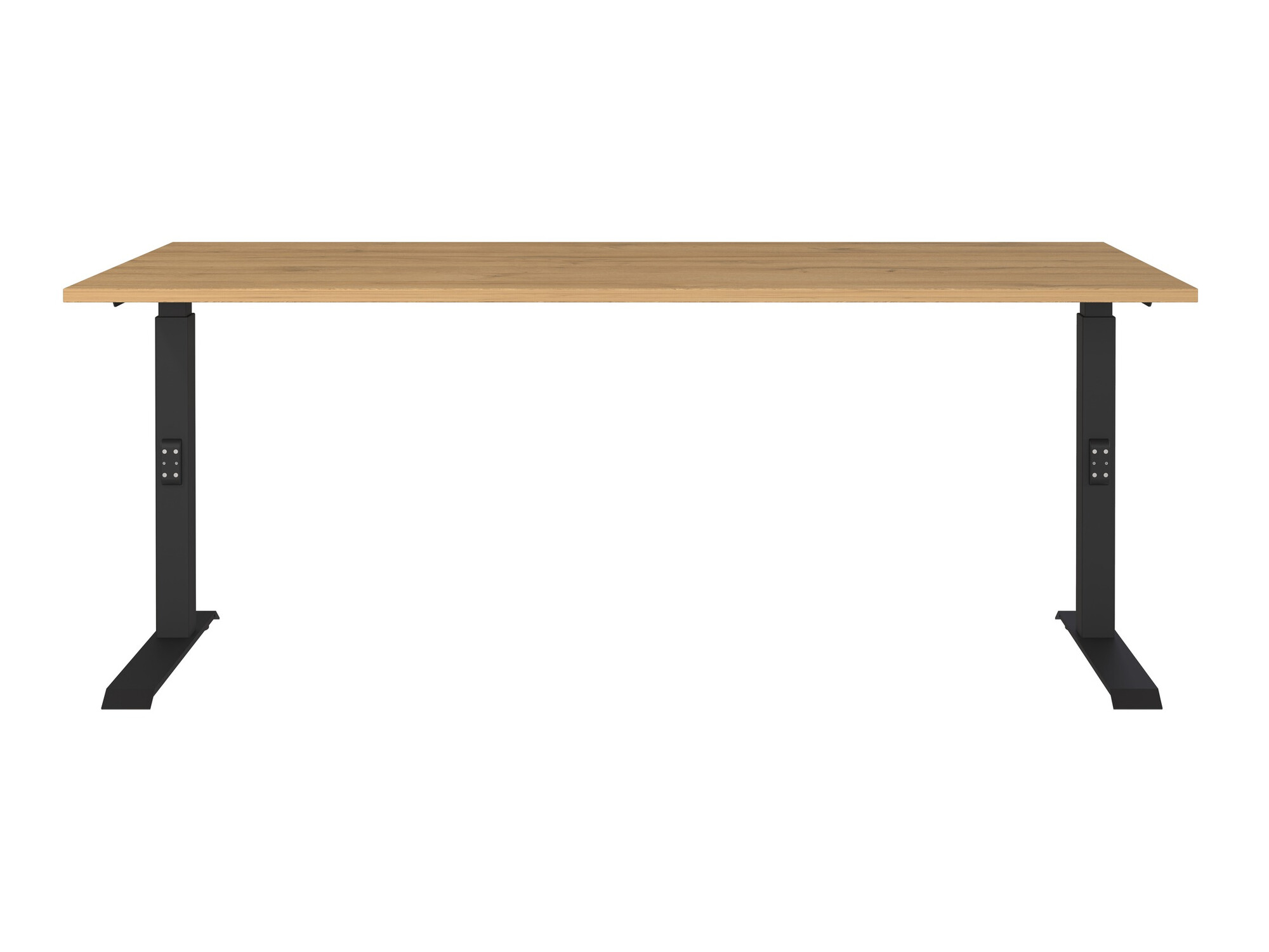 Kancelarijski sto Eliromo 124 (Unuk hrast + Crno)