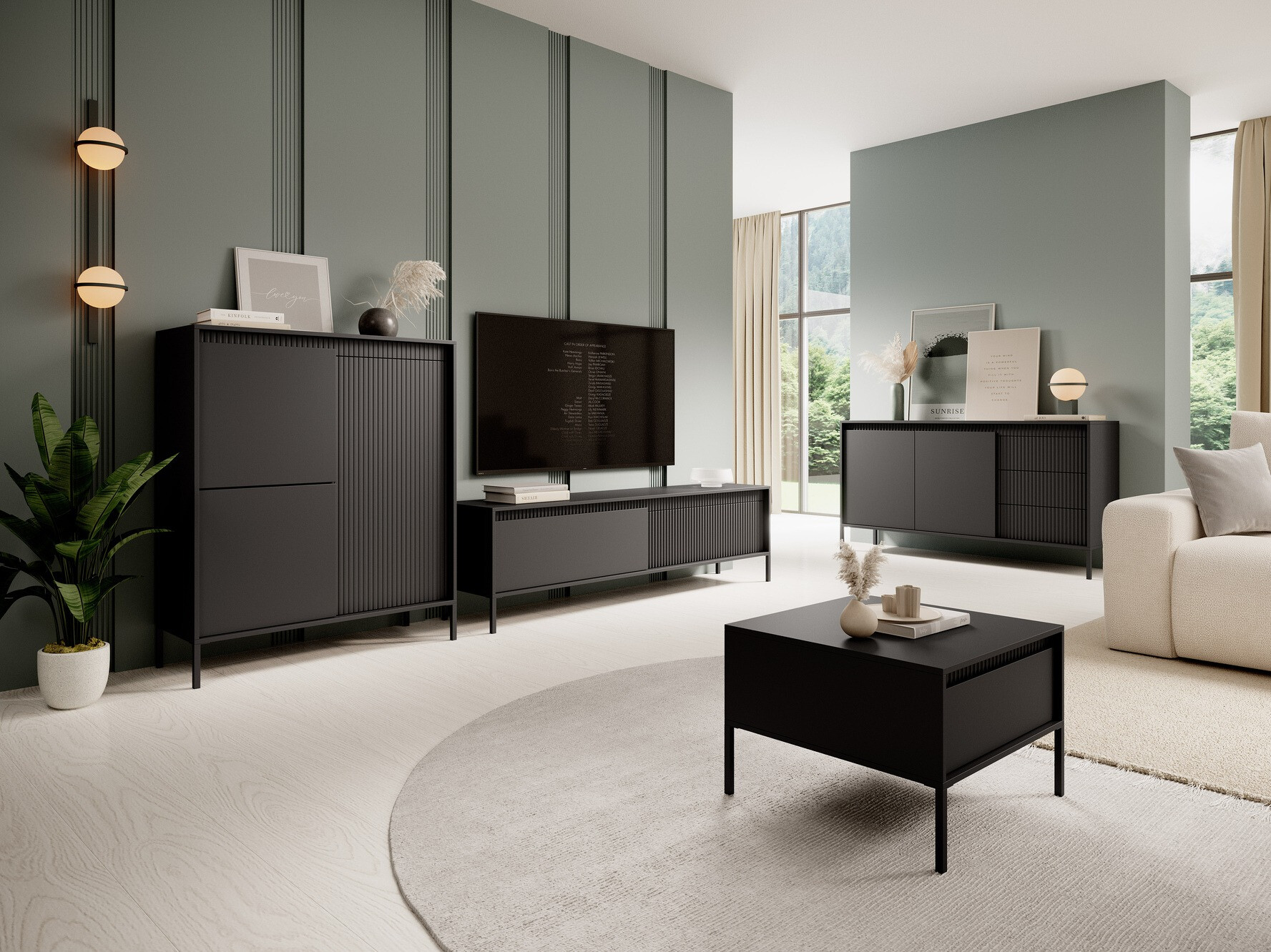 Komoda Romfele 101 (Crno)