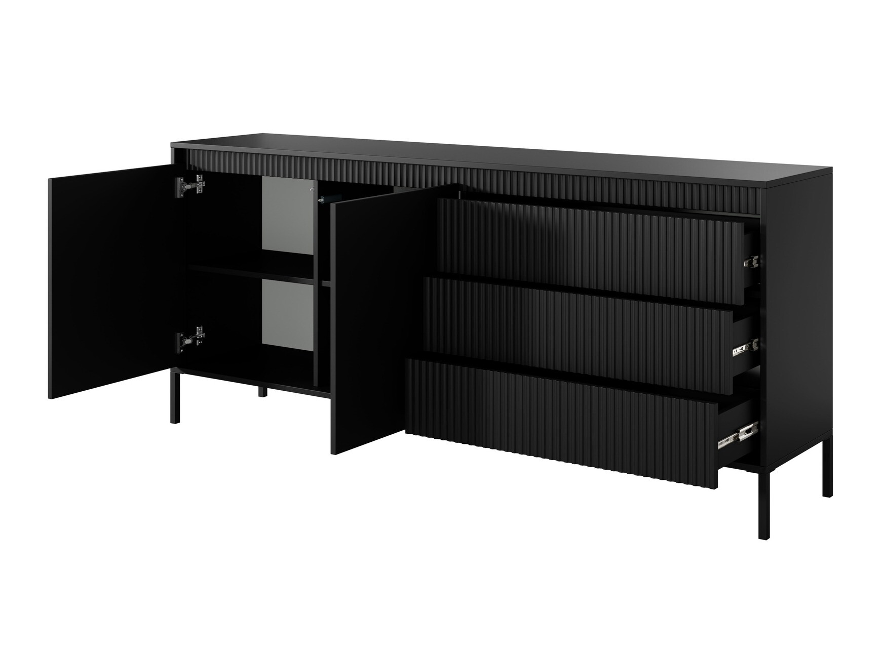 Komoda Romfele 102 (Crno)