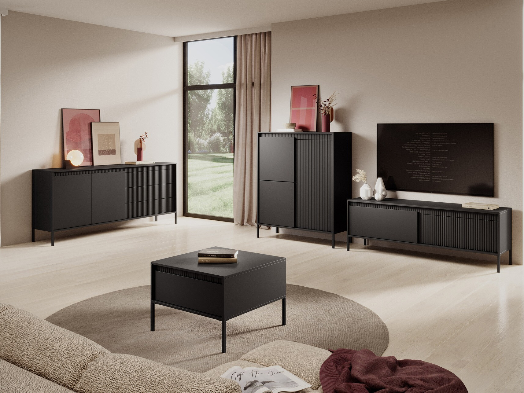 Komoda Romfele 102 (Crno)