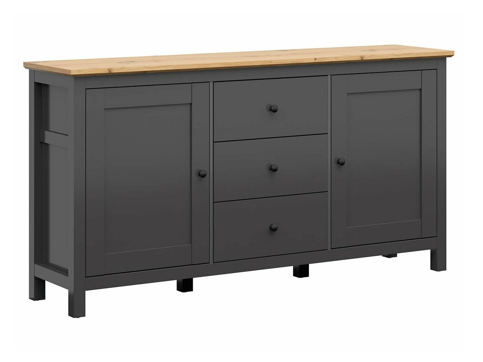 Komoda Sordoro 101 (Graphite + Zanatski hrast)
