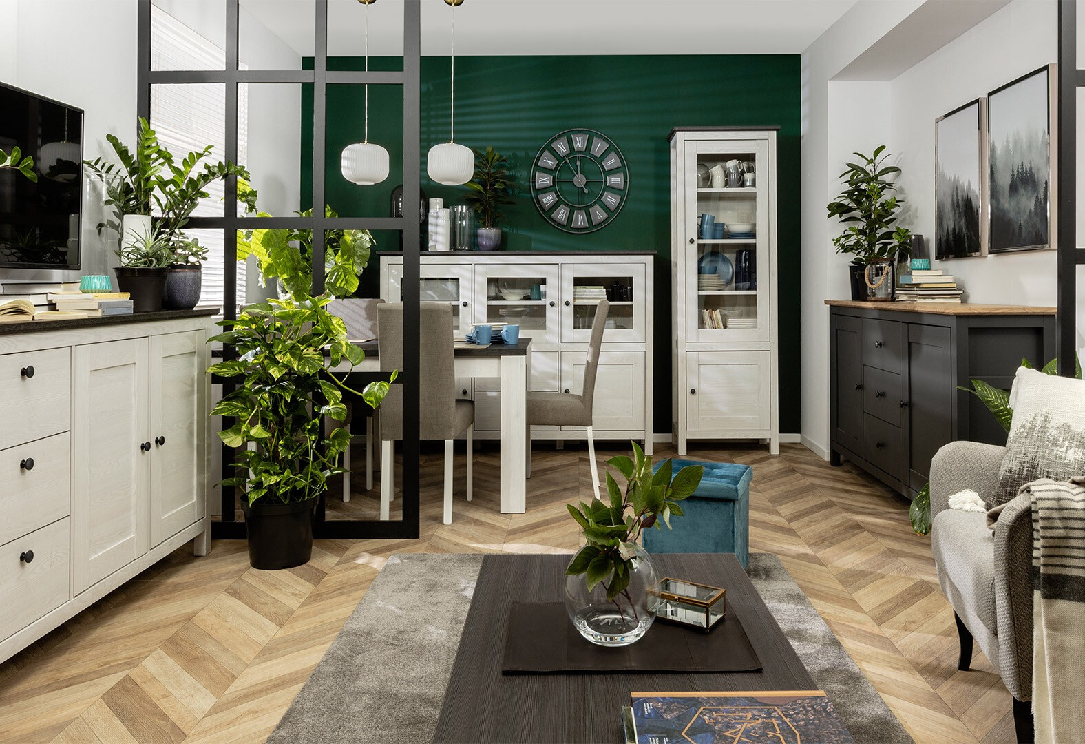 Komoda Sordoro 101 (Graphite + Zanatski hrast)