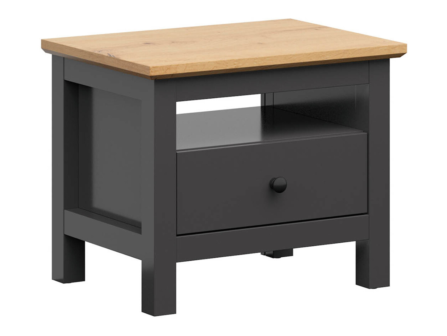 Noćni ormarić Sordoro 100 (Grafit + Artisan hrast)