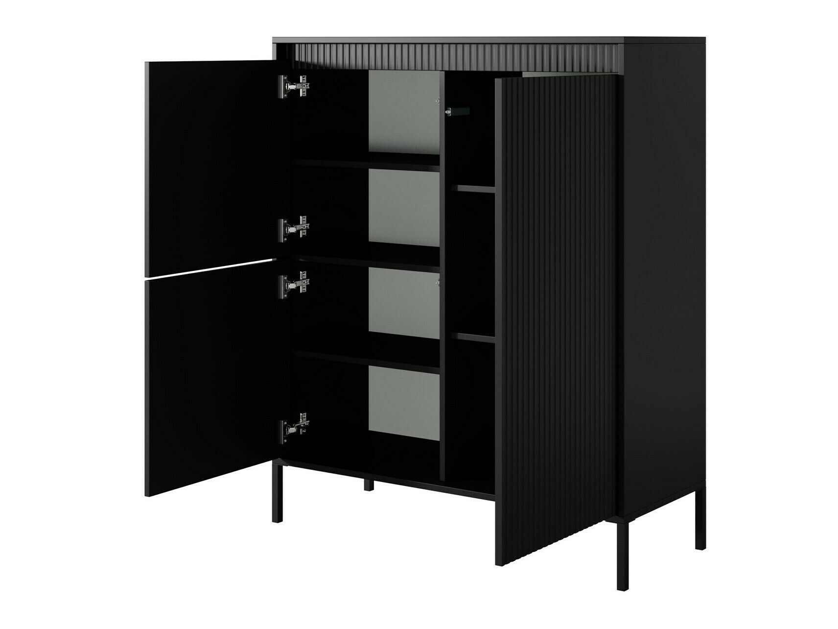 Set za dnevnu sobu Romfele 106 (Crno)