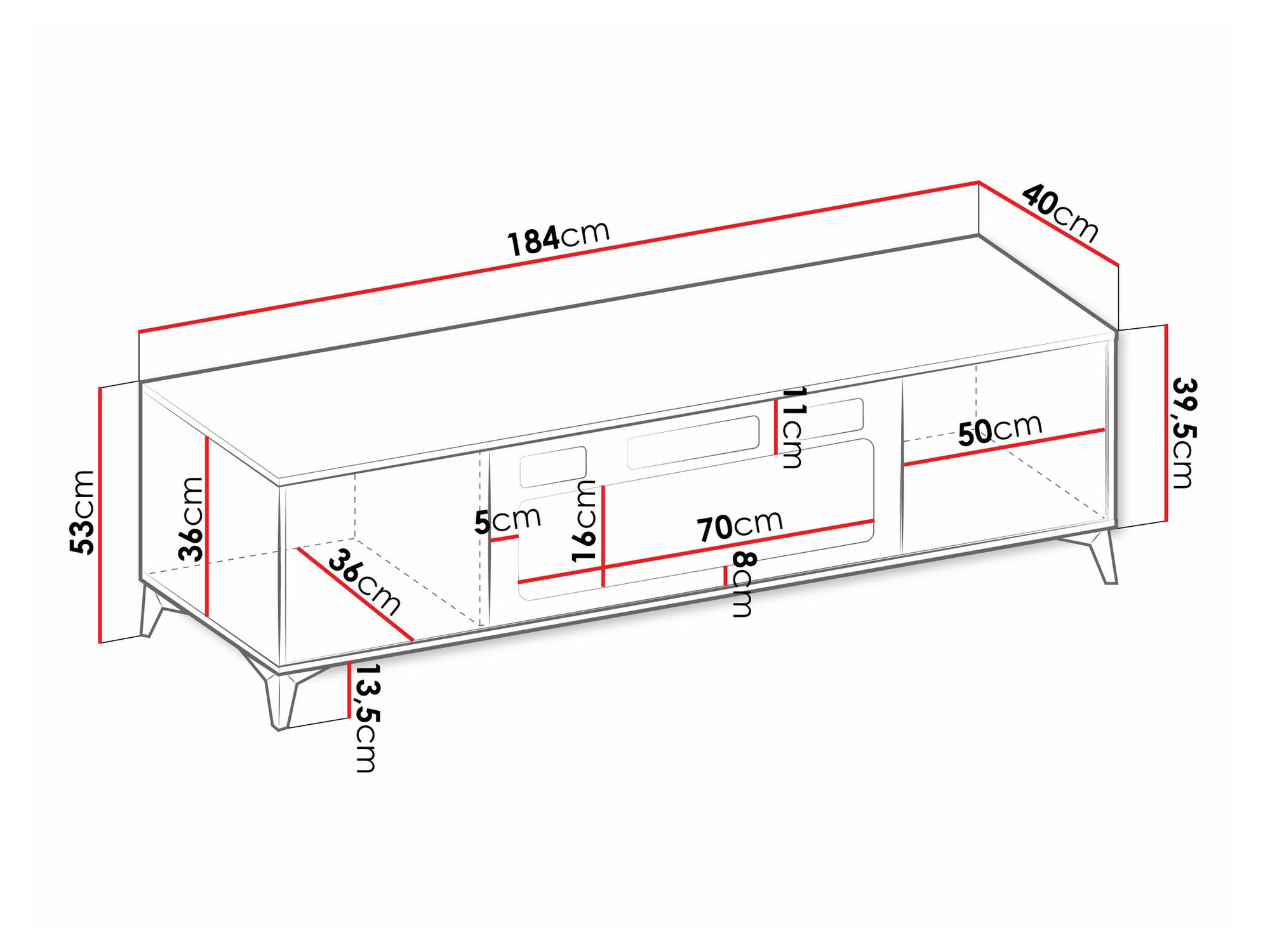 TV sto Comfivo Camlue 110