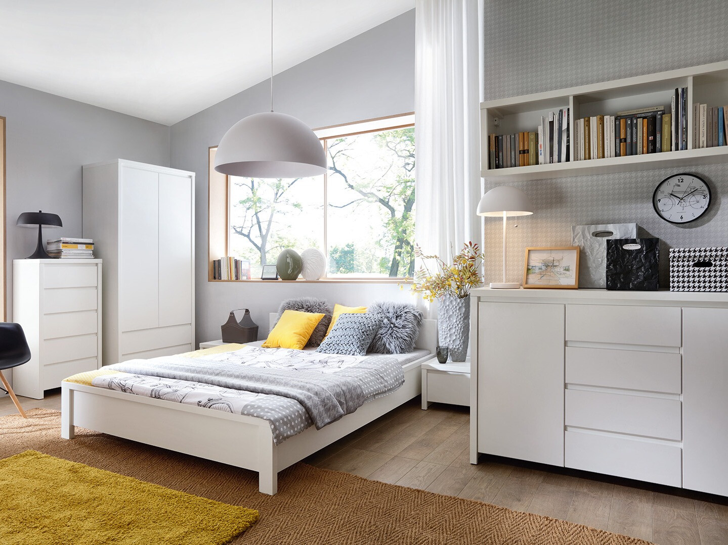 Noćni ormarić Nolroma 102 (Belo)