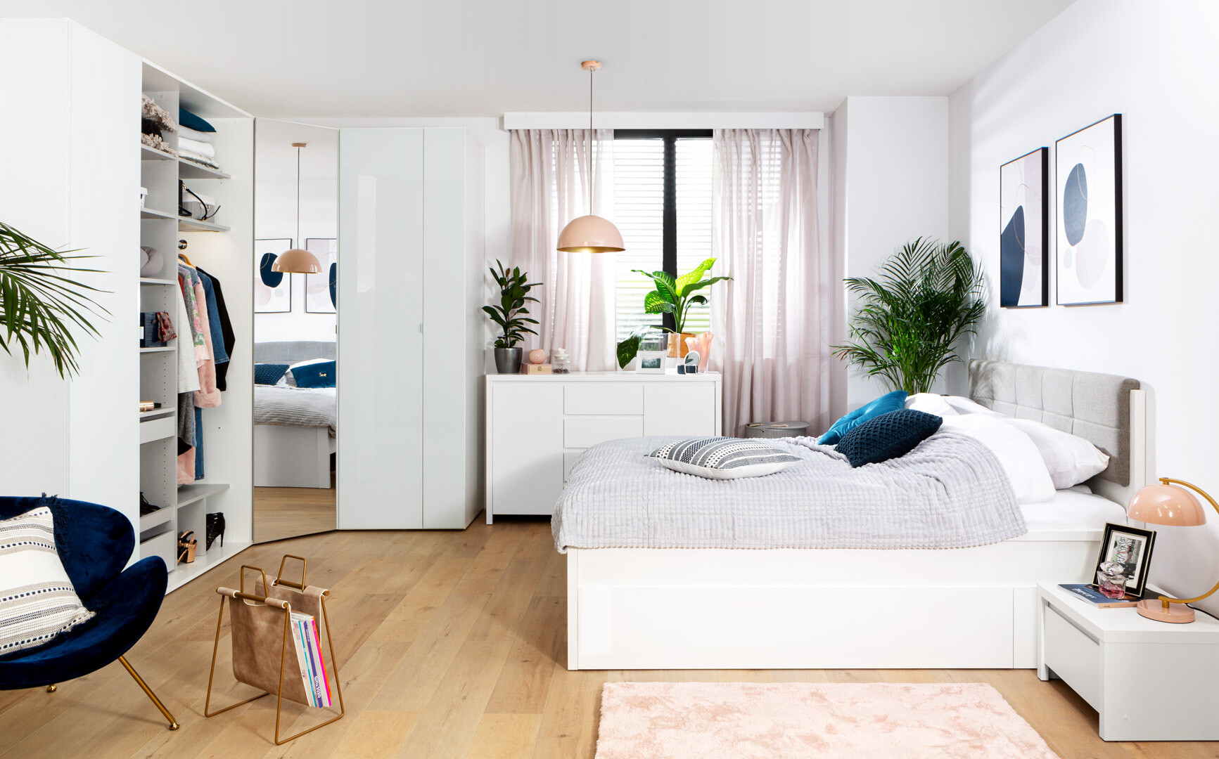 Noćni ormarić Nolroma 102 (Belo)