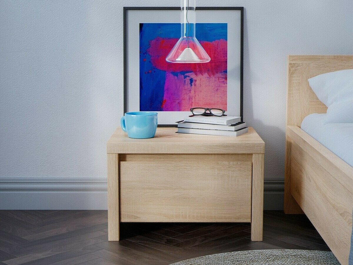 Noćni ormarić Nolroma 102 (Sonoma hrast)