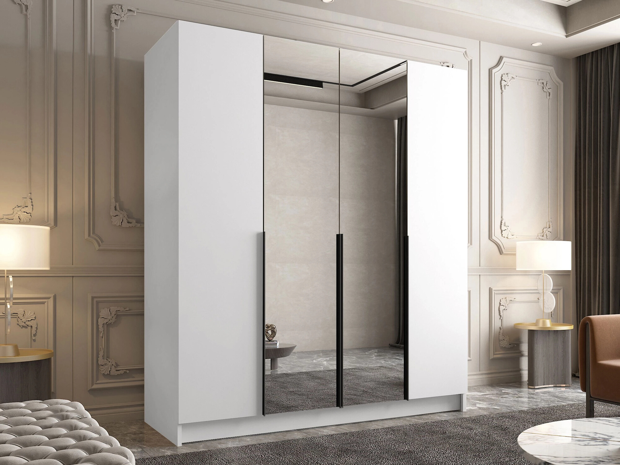 Ormar Closico 191 (Belo + Crno)