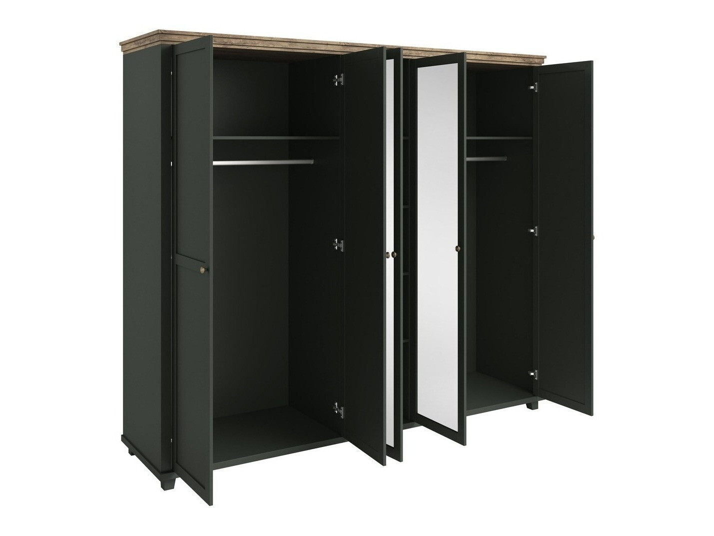 Ormar Tolnue 116 (Tamno zelena + Храст лефкас)