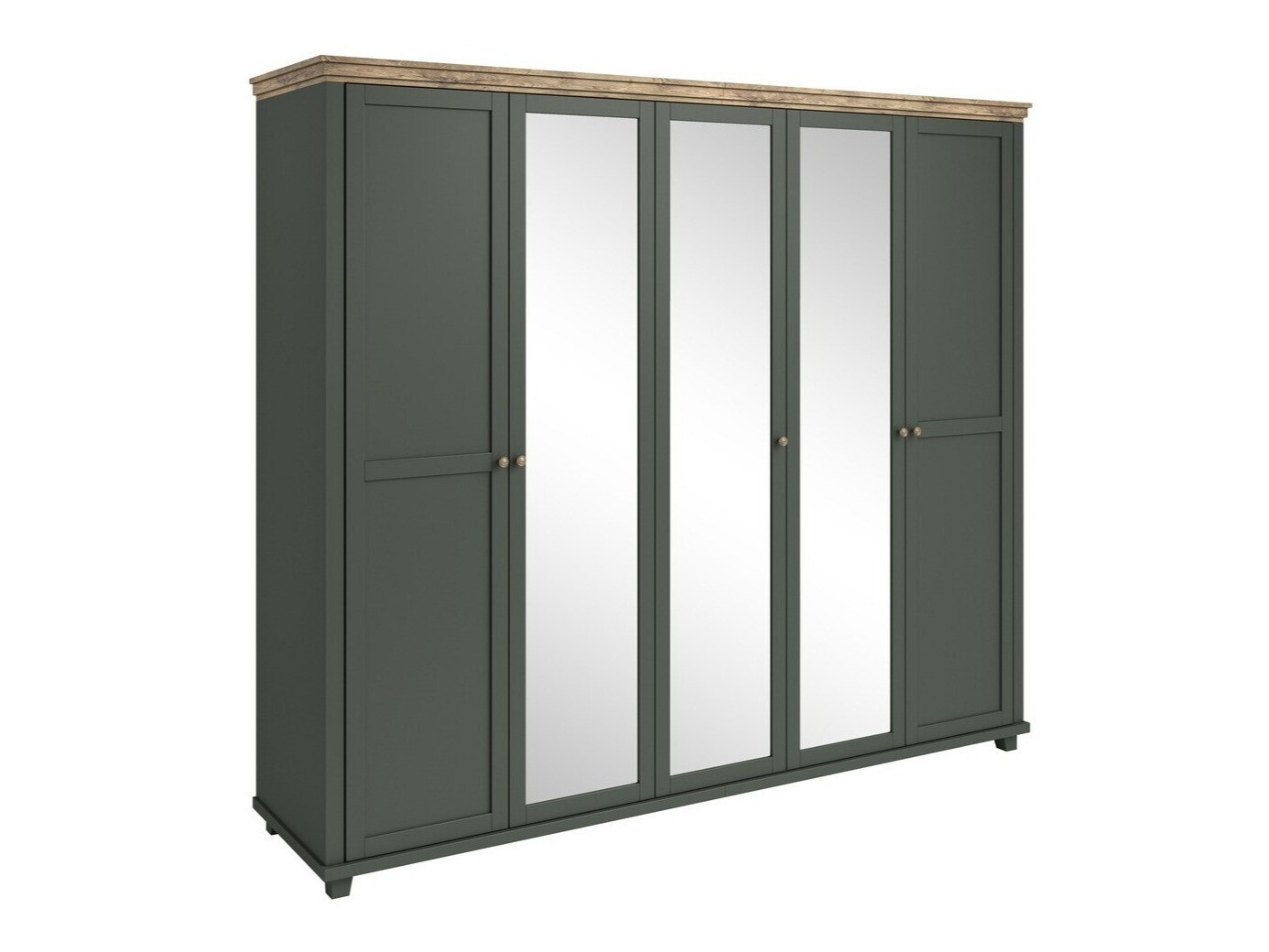 Ormar Tolnue 116 (Tamno zelena + Храст лефкас)