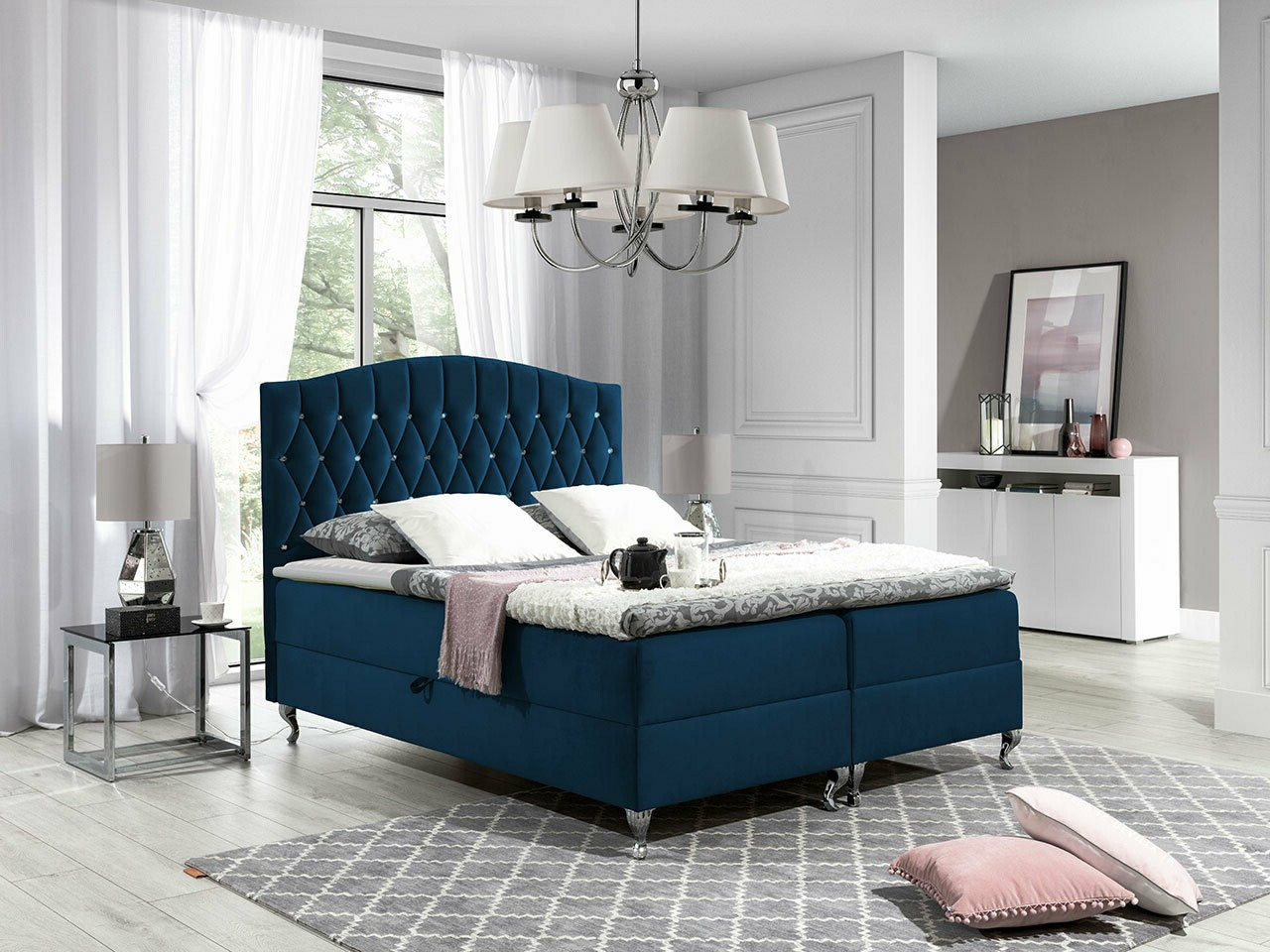 Boxspring krevet Baltimore 142 (Kronos 09)