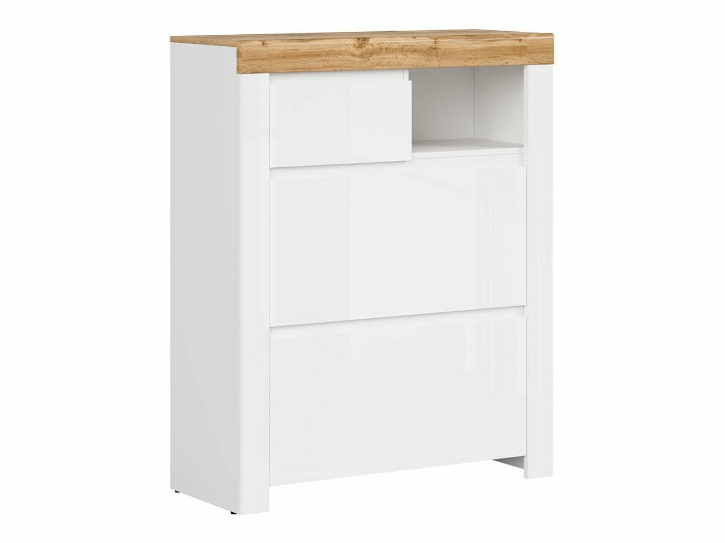 Cipelarnik Sonsoru 119 (Belo + Sjajno belo + Hrast Votan)