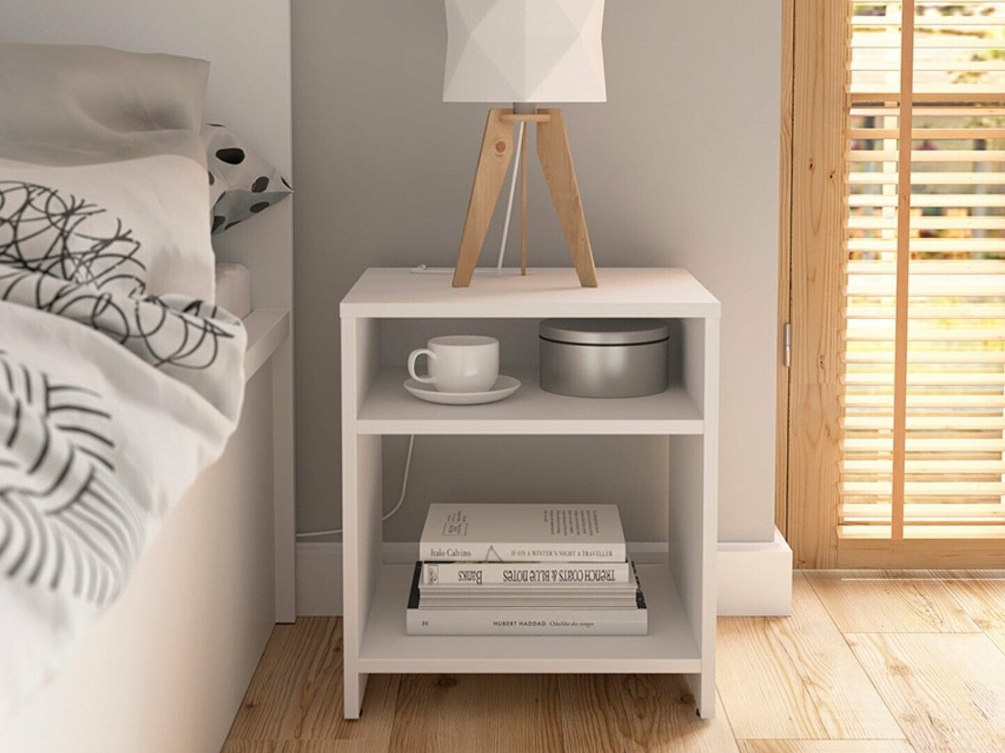 Noćni ormarić Votola 106 (Belo)