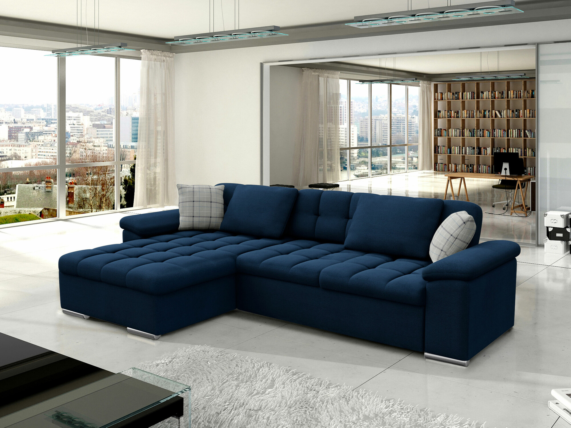 Ugaona sofa Comfivo 107 (Kronos 09 + Senegal 818)