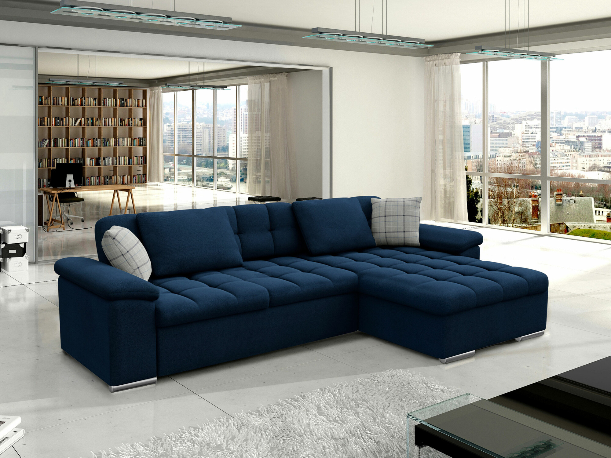 Ugaona sofa Comfivo 107 (Kronos 09 + Senegal 818)