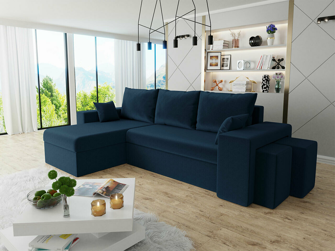 Ugaona sofa Memphis 129 (Kronos 09)
