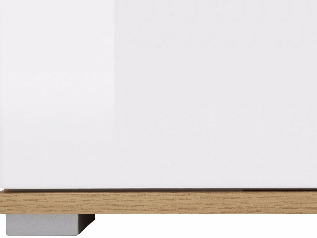 Ormarić Tivetra 103 (Hrast Votan + Sjajno belo)