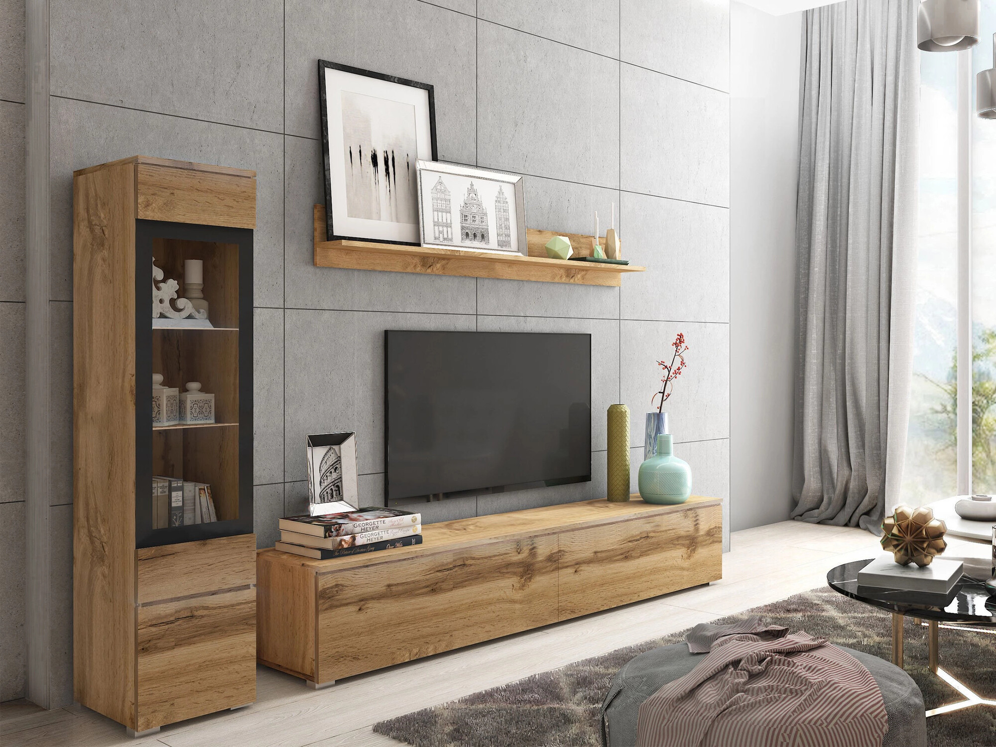 Set za dnevnu sobu Sarasota 125 (Вотан храст)