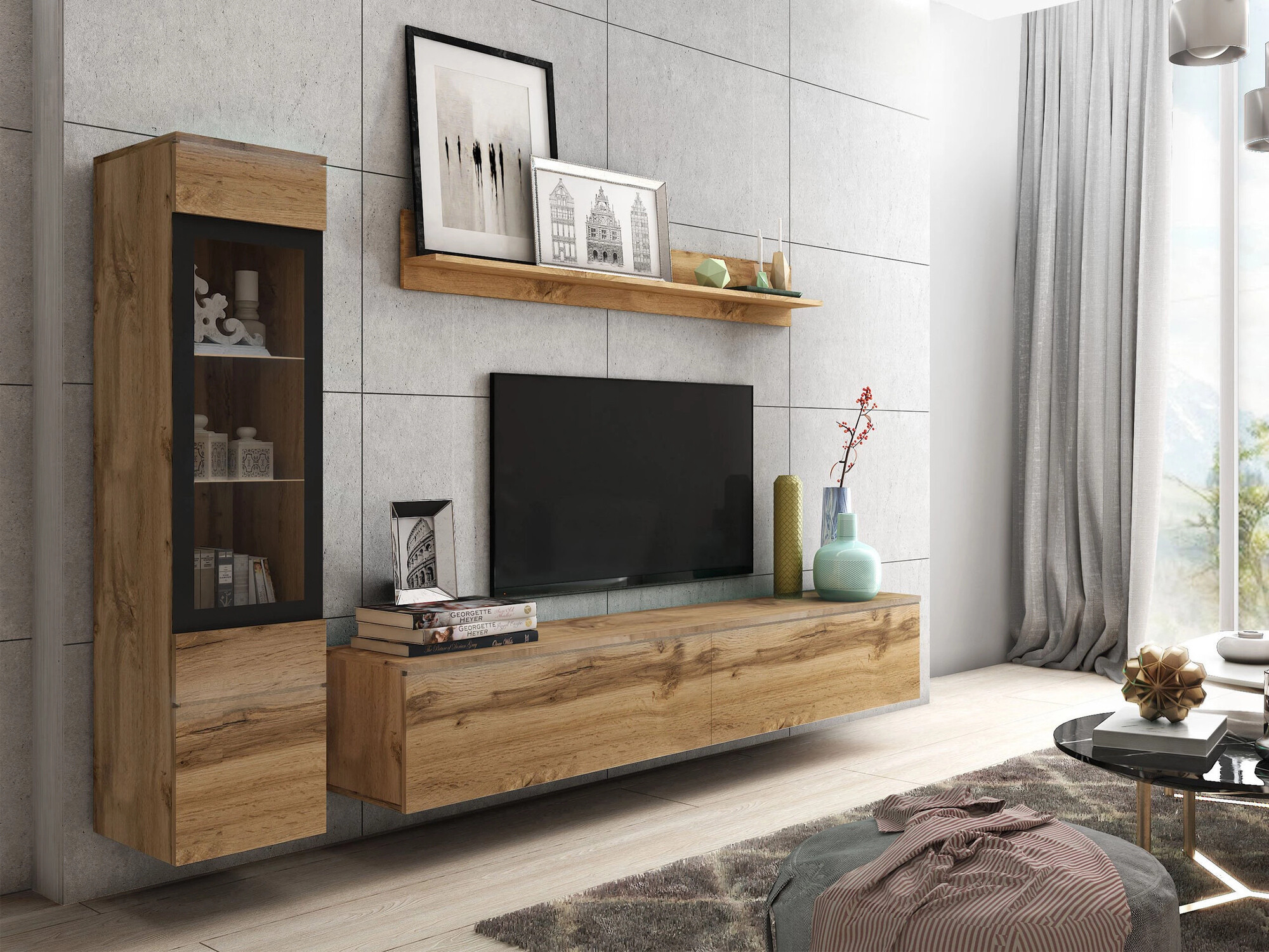 Set za dnevnu sobu Sarasota 125 (Вотан храст)