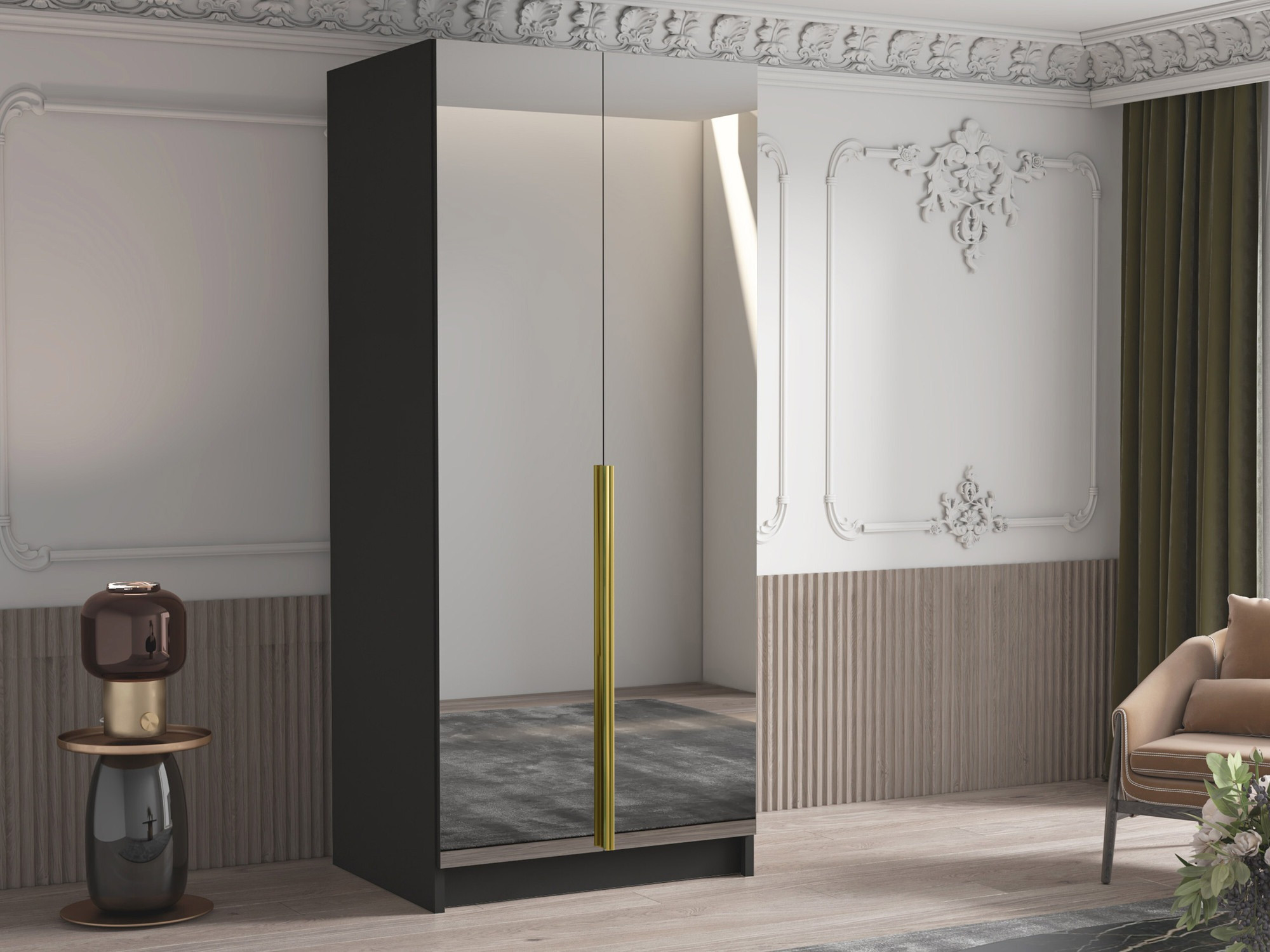 Ormar Closico 193 (Crno + Zlatan)