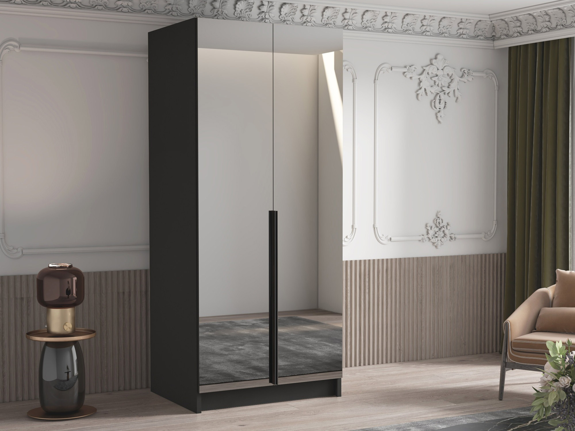 Ormar Closico 193 (Crno)