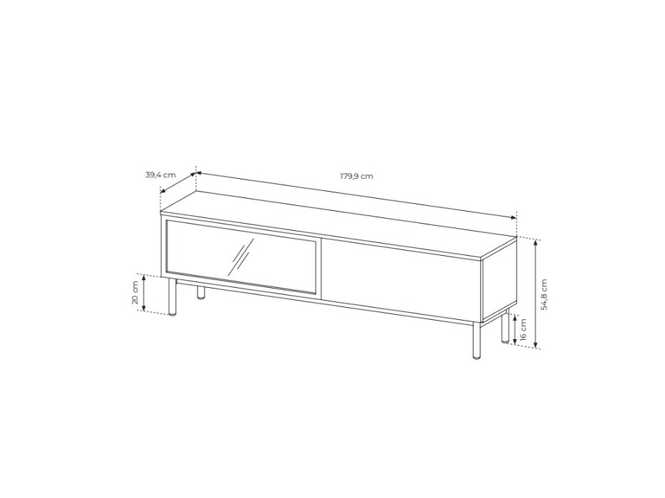 TV komoda Livmave 105