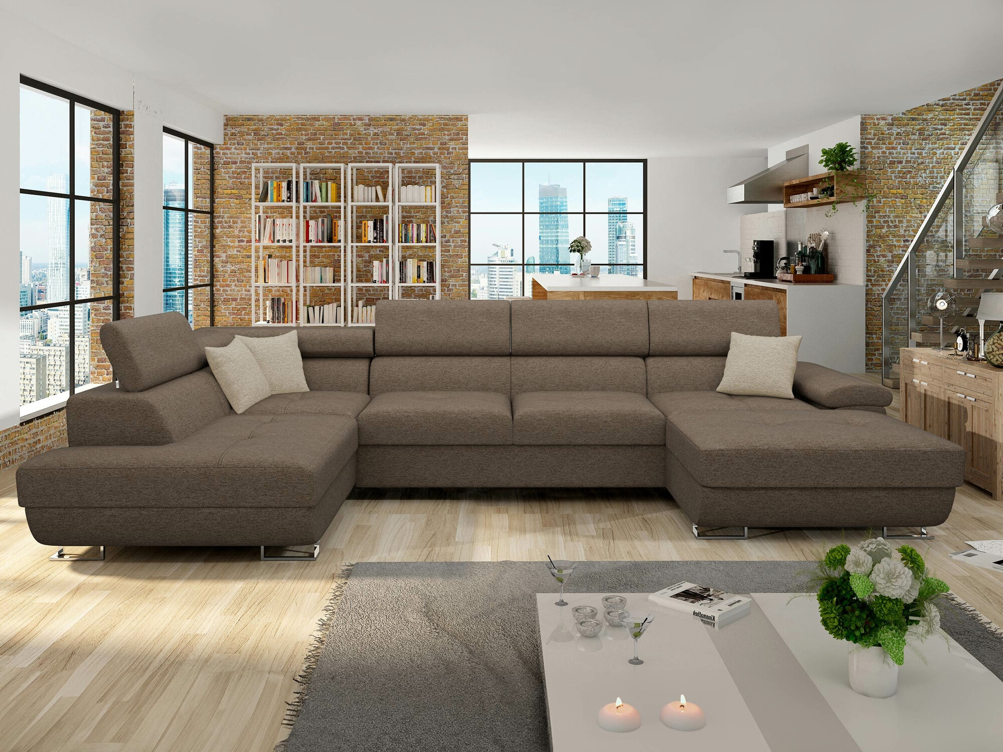 Ugaona sofa Comfivo 190 (Matana 19 + Matana 17)