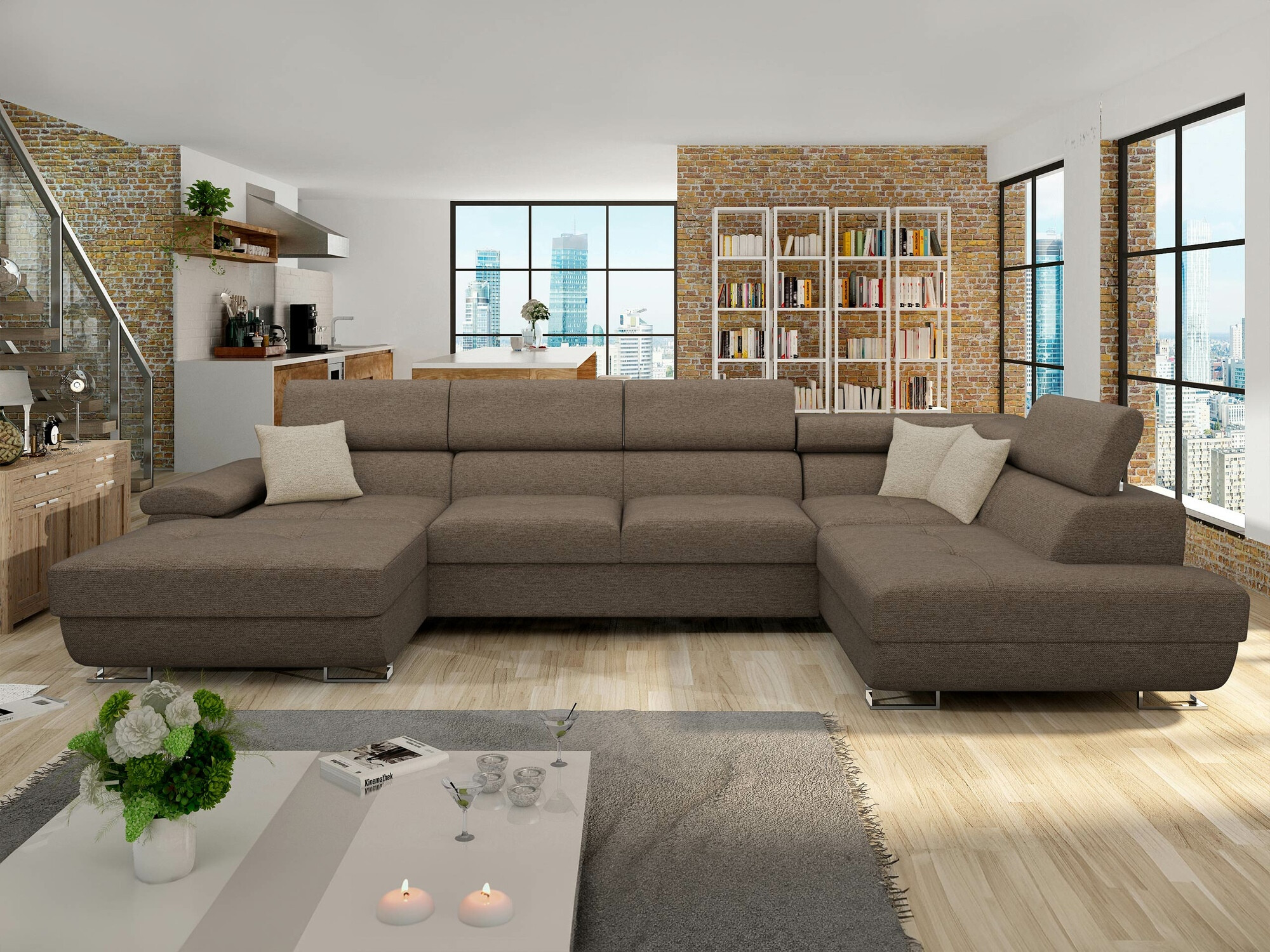Ugaona sofa Comfivo 190 (Matana 19 + Matana 17)