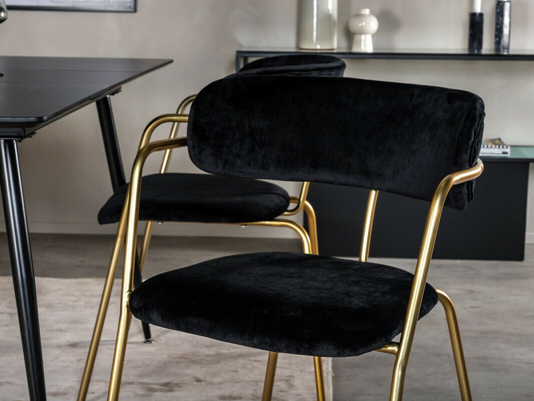 Stolica Dallas 108 (Crno + Mesing)