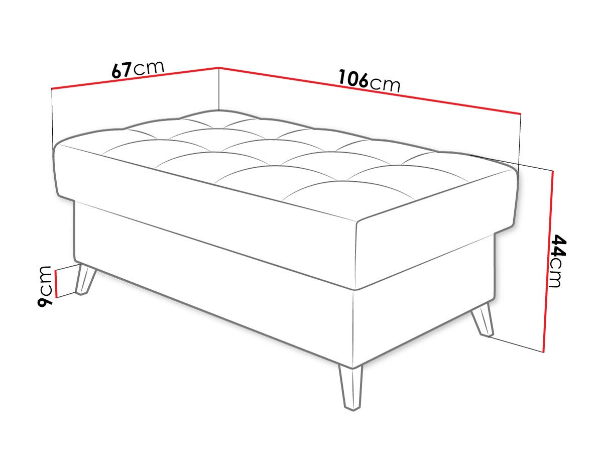 Tapacirana klupa Comfivo 236 (Baloo 2073)