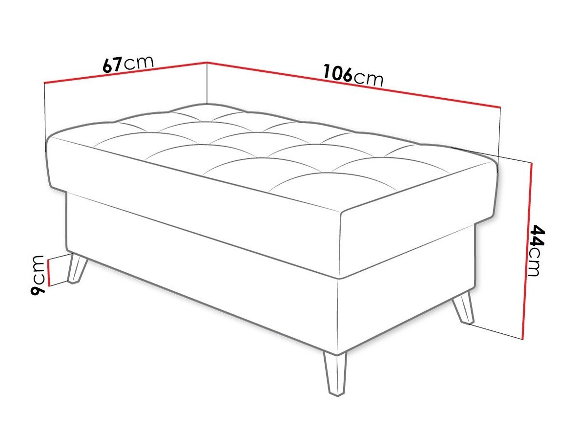 Tapacirana klupa Comfivo 236 (Baloo 2074)