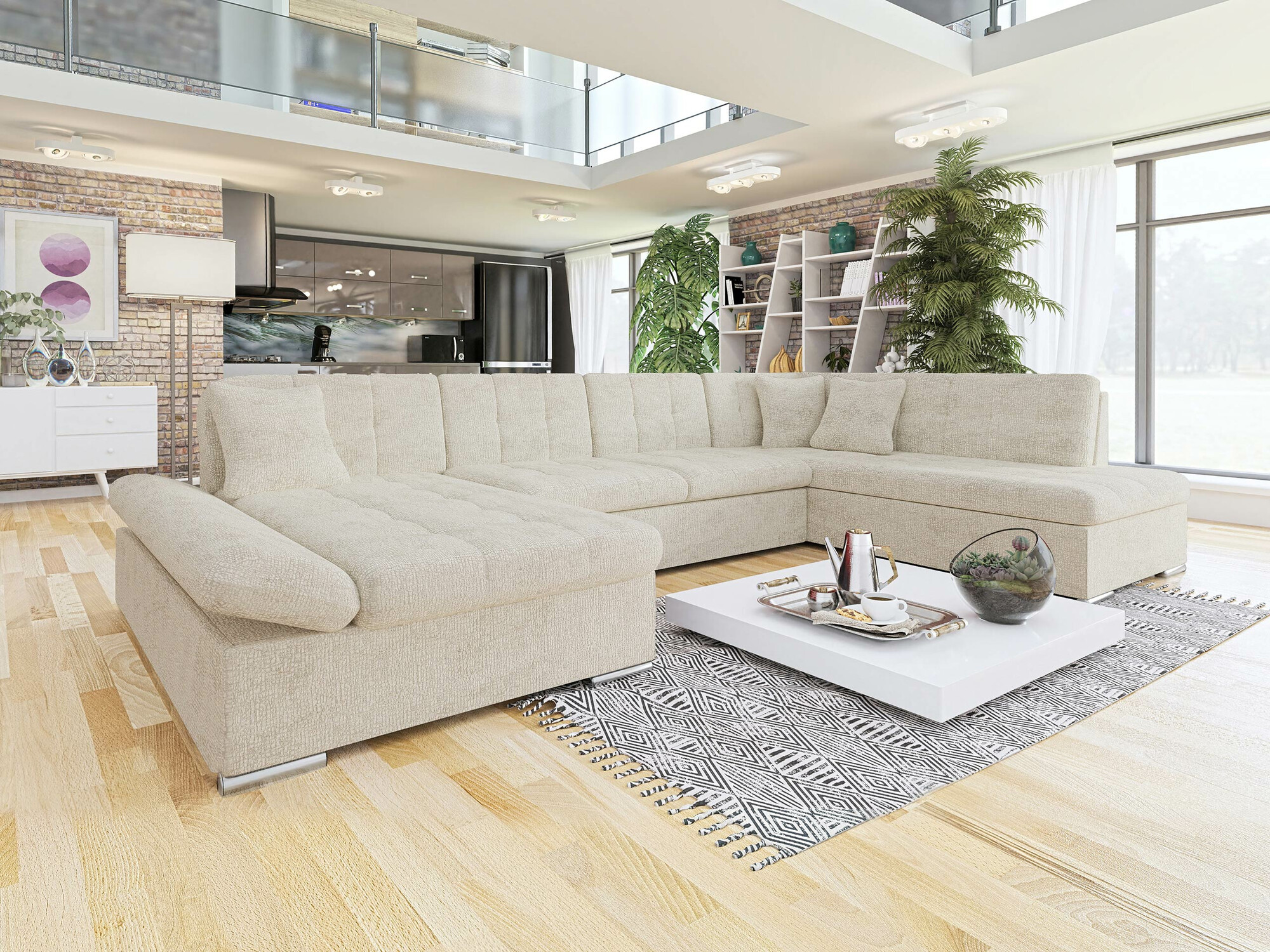Ugaona sofa Comfivo 173 (Fragola 20)