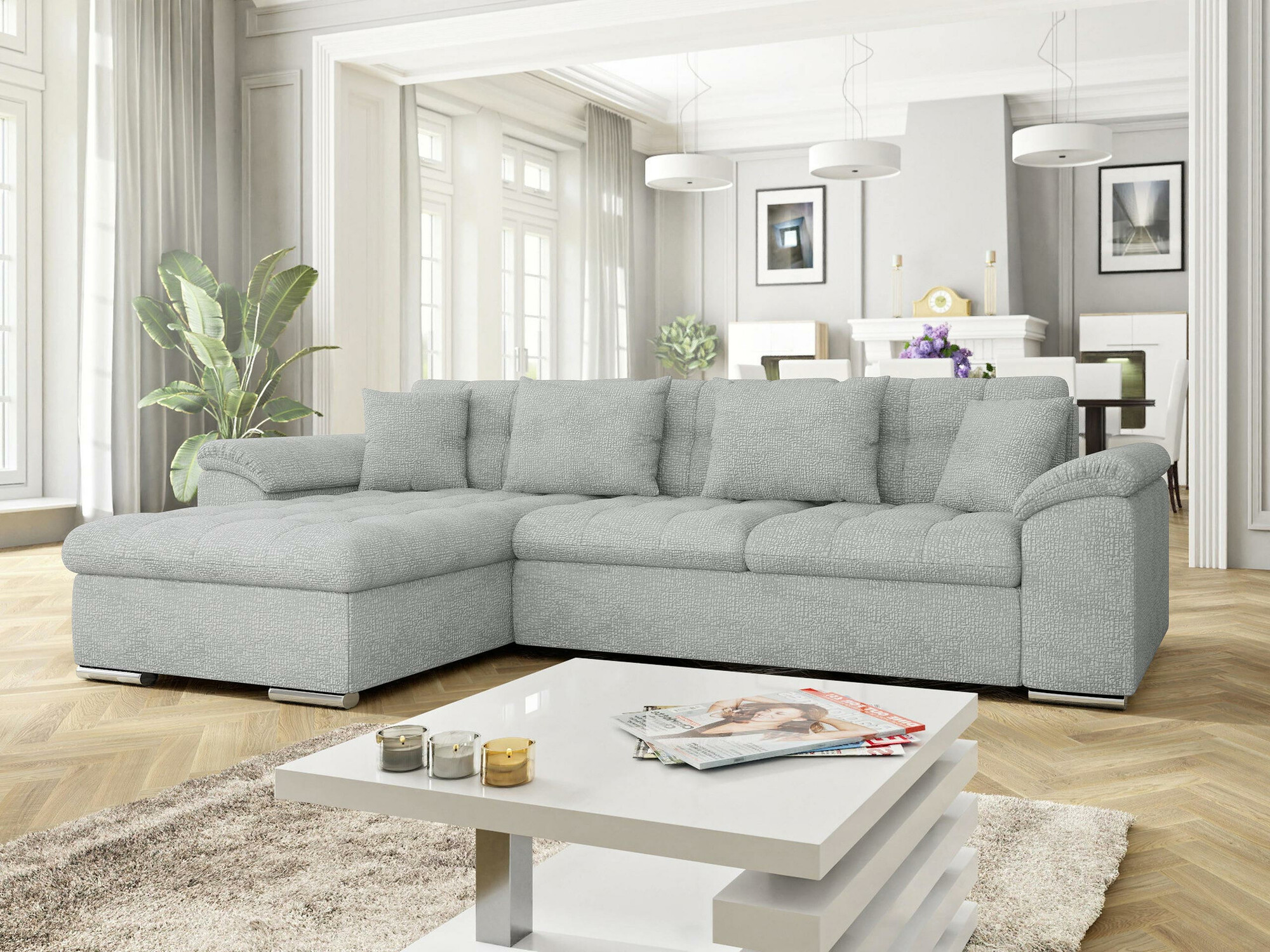 Ugaona sofa Comfivo 181 (Fragola 90)