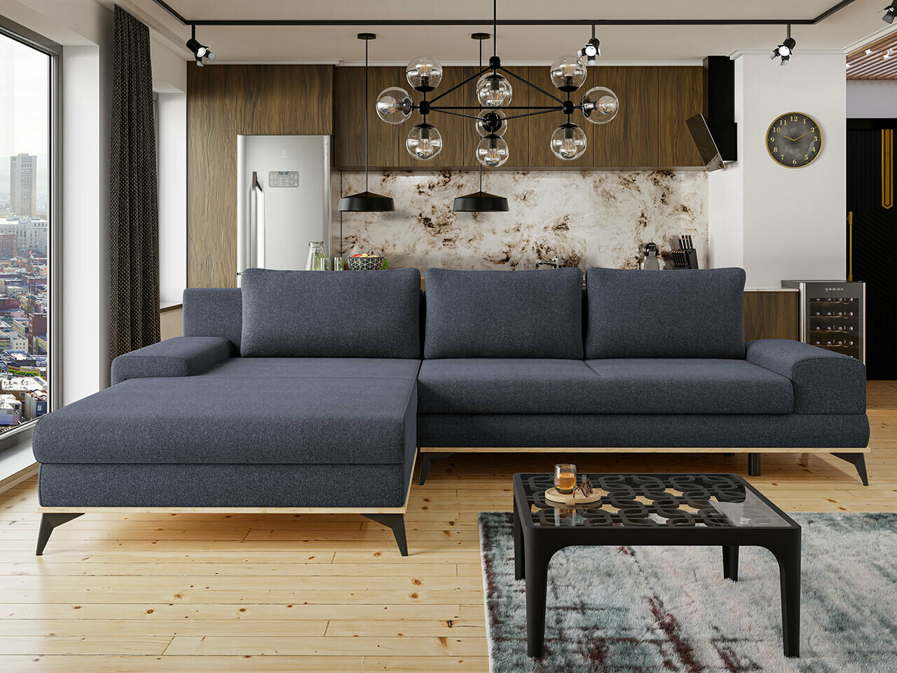 Ugaona sofa Lincoln 136 (Soro 76)