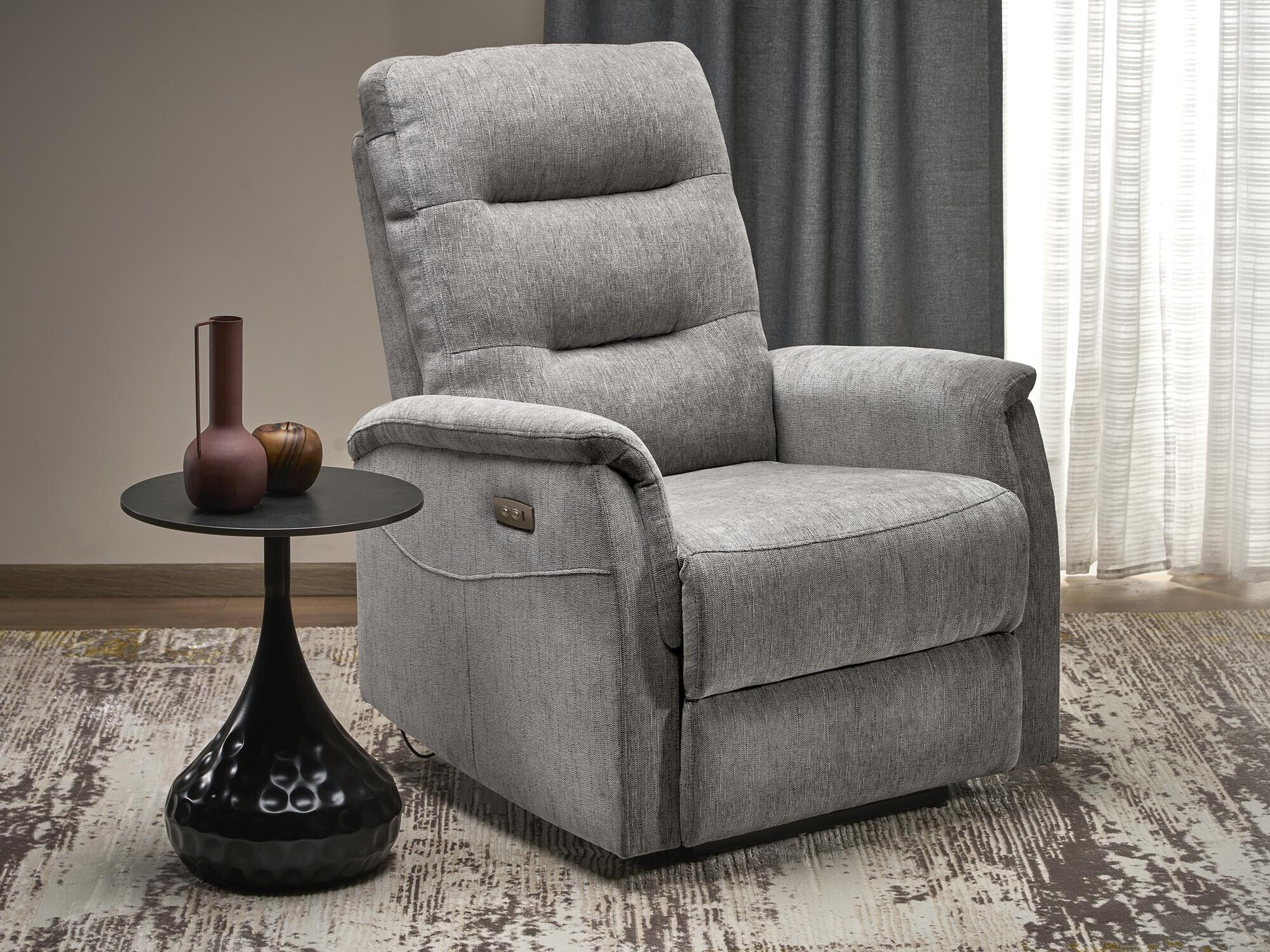Relaks fotelja Houston 1782 (Sivo)