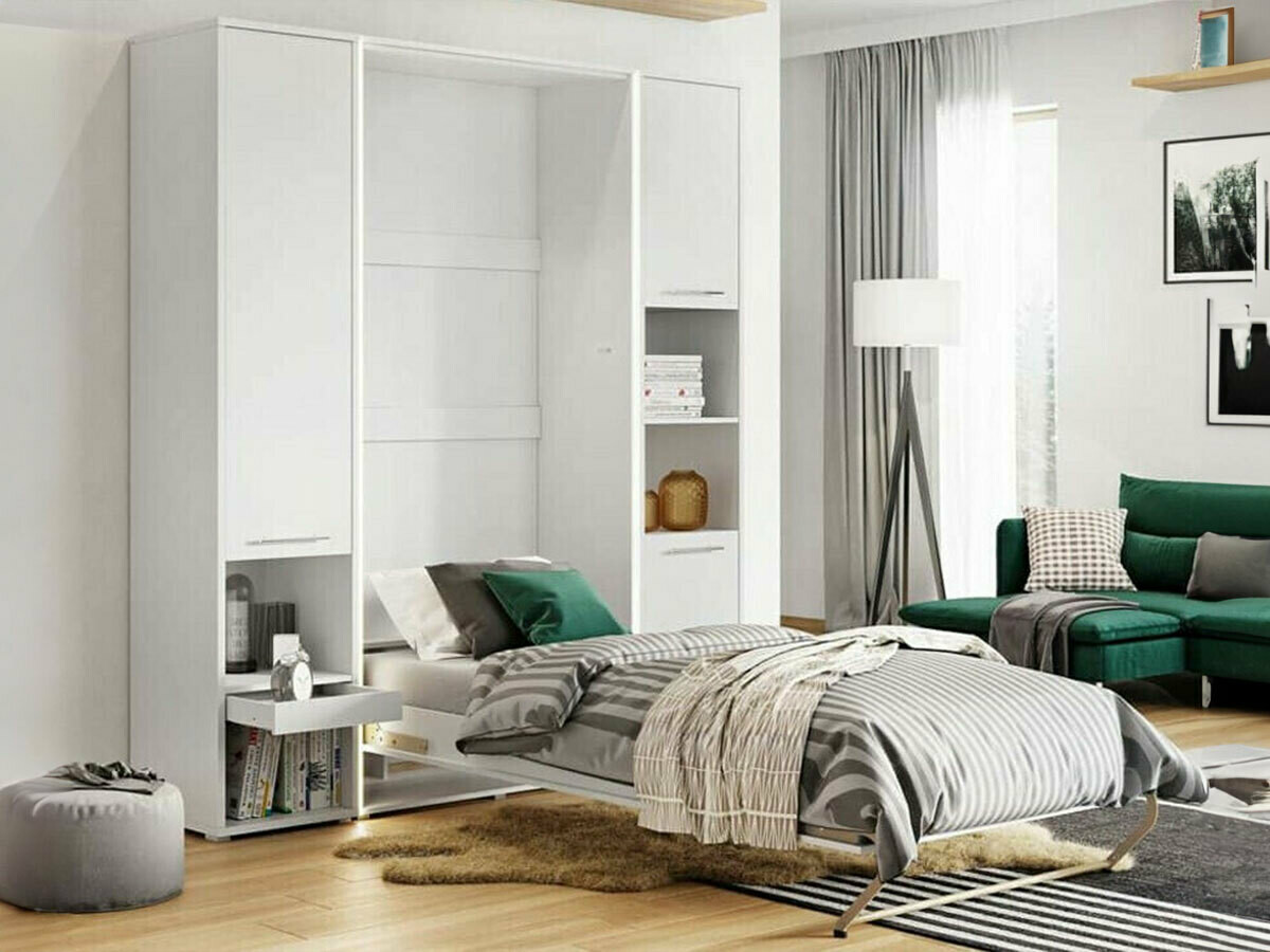 Set nameštaja Concept Pro Lenart Levfere 144 (Belo)