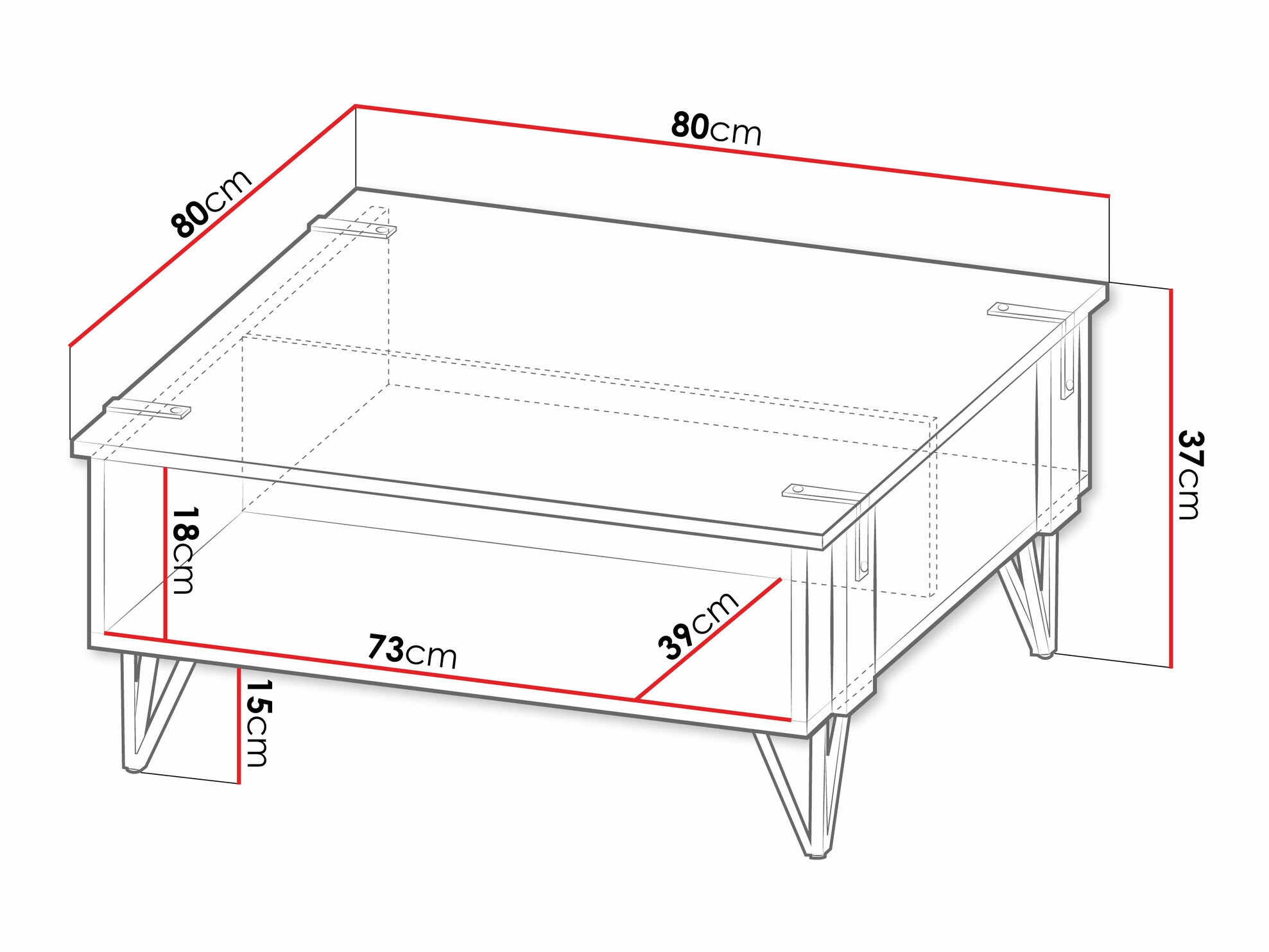 Stočić za kafu Domdele 111