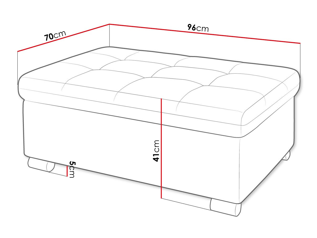 Tapacirana klupa Comfivo 118 (Baloo 2074)