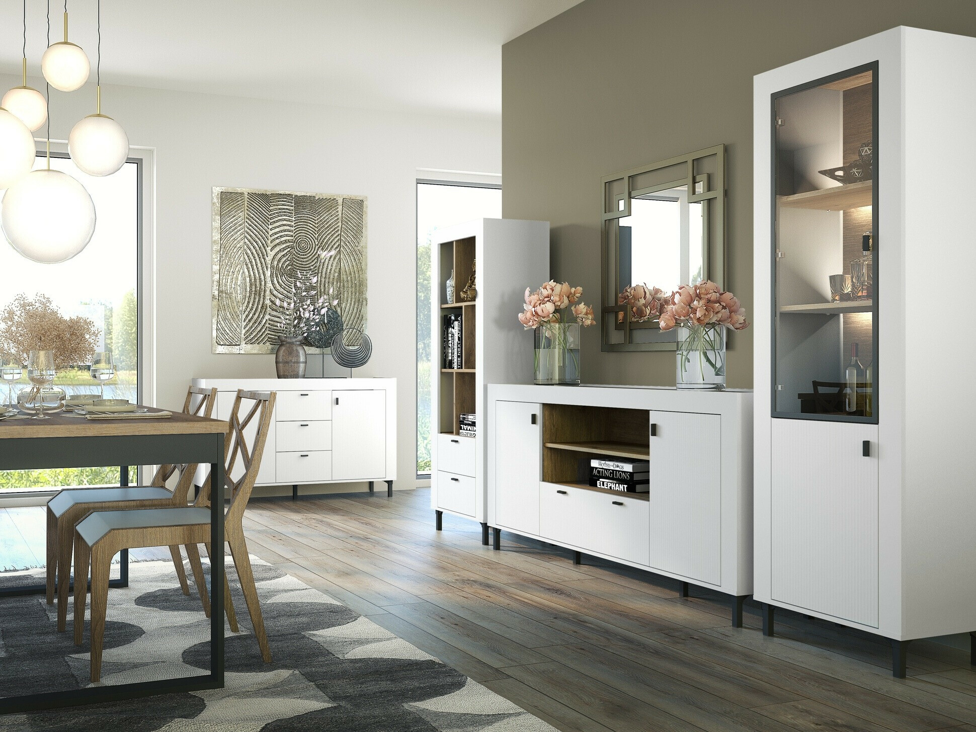 Komoda Mormavu 110 (Mat belo)